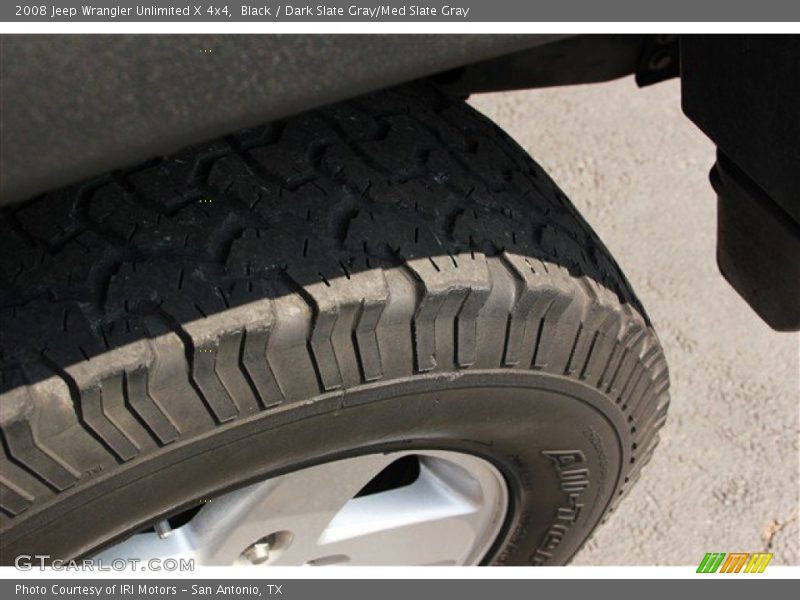 Black / Dark Slate Gray/Med Slate Gray 2008 Jeep Wrangler Unlimited X 4x4