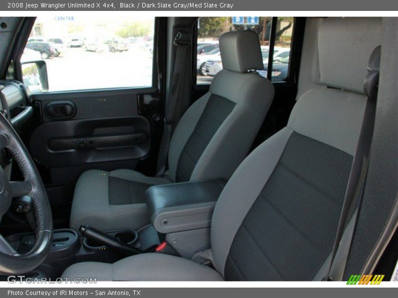Black / Dark Slate Gray/Med Slate Gray 2008 Jeep Wrangler Unlimited X 4x4