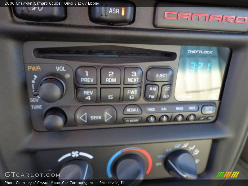 Onyx Black / Ebony 2000 Chevrolet Camaro Coupe