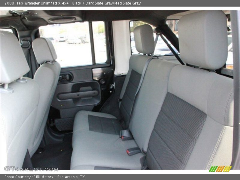 Black / Dark Slate Gray/Med Slate Gray 2008 Jeep Wrangler Unlimited X 4x4