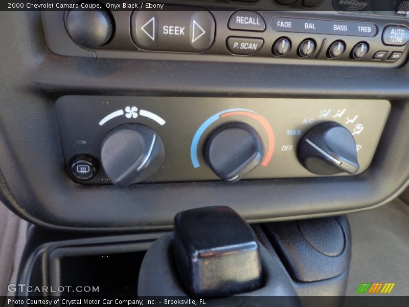 Onyx Black / Ebony 2000 Chevrolet Camaro Coupe