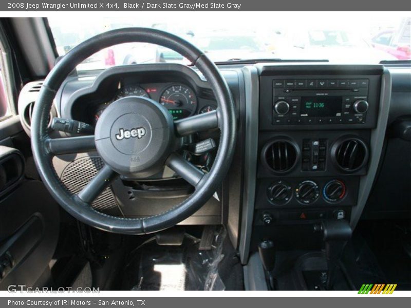 Black / Dark Slate Gray/Med Slate Gray 2008 Jeep Wrangler Unlimited X 4x4