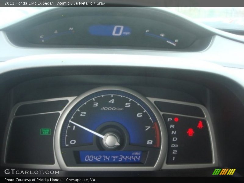 2011 Civic LX Sedan LX Sedan Gauges