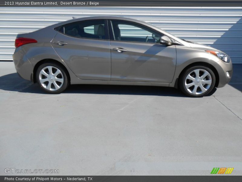 Desert Bronze / Beige 2013 Hyundai Elantra Limited