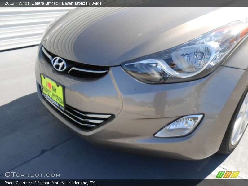 Desert Bronze / Beige 2013 Hyundai Elantra Limited