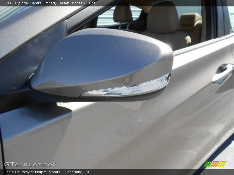 Desert Bronze / Beige 2013 Hyundai Elantra Limited
