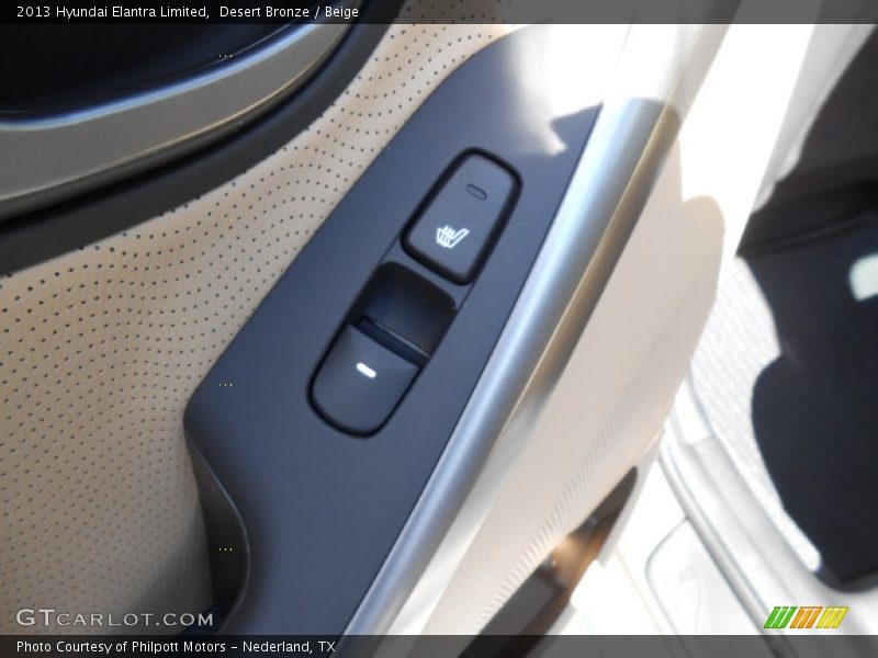 Desert Bronze / Beige 2013 Hyundai Elantra Limited
