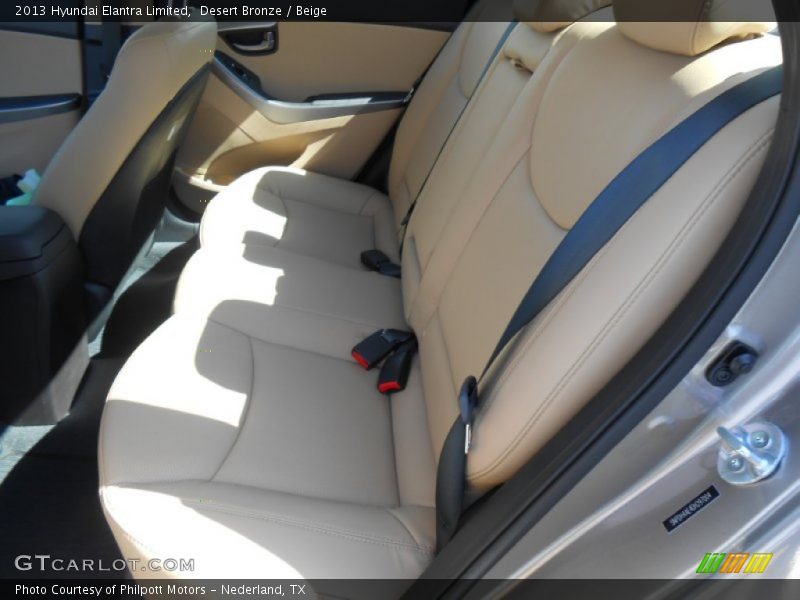 Desert Bronze / Beige 2013 Hyundai Elantra Limited