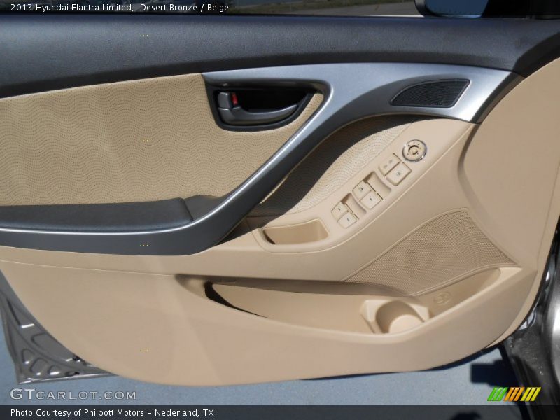 Desert Bronze / Beige 2013 Hyundai Elantra Limited