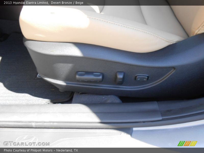 Desert Bronze / Beige 2013 Hyundai Elantra Limited
