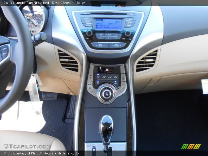 Desert Bronze / Beige 2013 Hyundai Elantra Limited