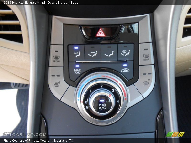 Desert Bronze / Beige 2013 Hyundai Elantra Limited