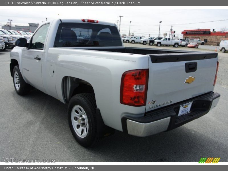 Sheer Silver Metallic / Dark Titanium 2011 Chevrolet Silverado 1500 Regular Cab