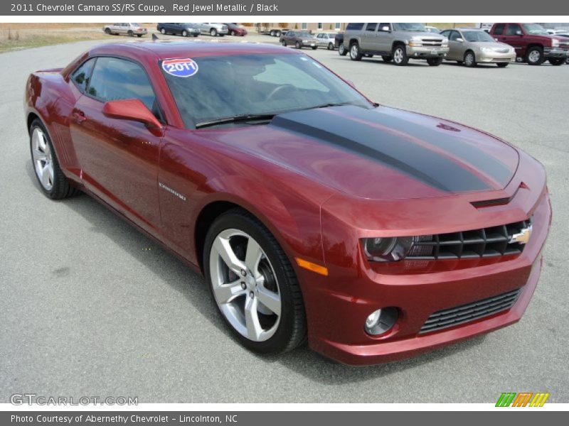 Red Jewel Metallic / Black 2011 Chevrolet Camaro SS/RS Coupe