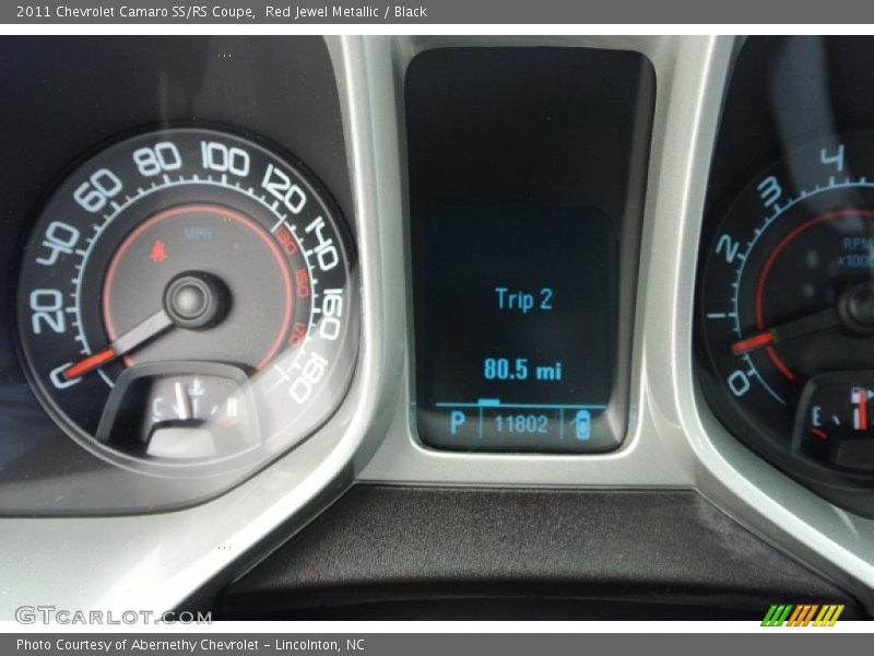 Red Jewel Metallic / Black 2011 Chevrolet Camaro SS/RS Coupe