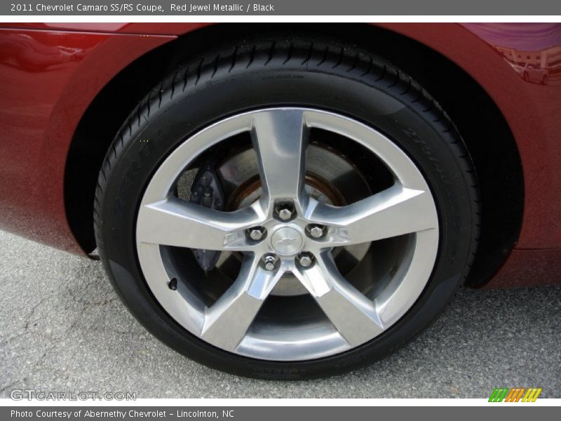 Red Jewel Metallic / Black 2011 Chevrolet Camaro SS/RS Coupe