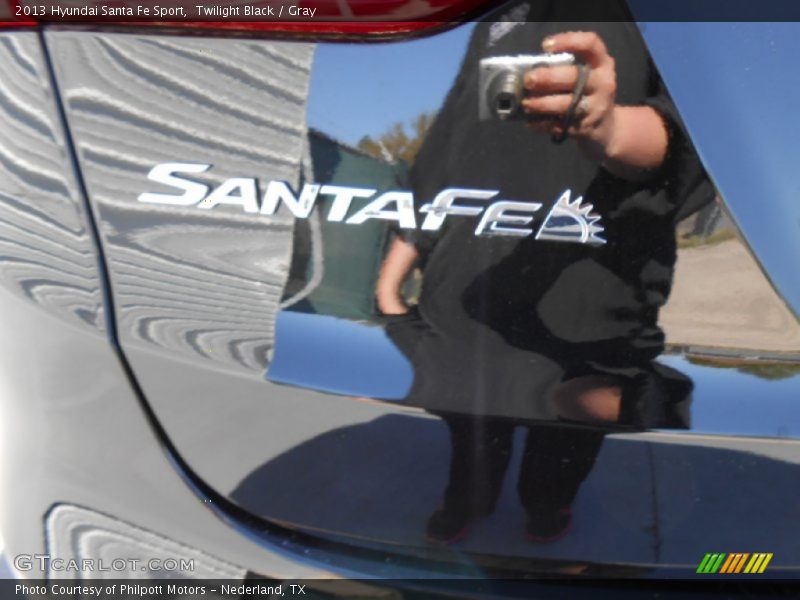 Twilight Black / Gray 2013 Hyundai Santa Fe Sport