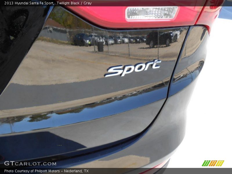 Twilight Black / Gray 2013 Hyundai Santa Fe Sport