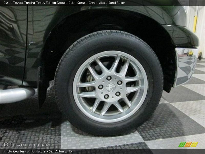 Spruce Green Mica / Sand Beige 2011 Toyota Tundra Texas Edition Double Cab