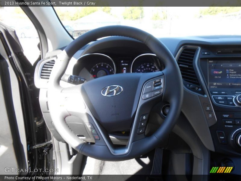 Twilight Black / Gray 2013 Hyundai Santa Fe Sport