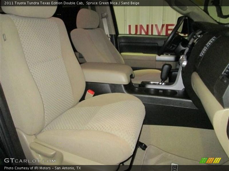 Spruce Green Mica / Sand Beige 2011 Toyota Tundra Texas Edition Double Cab
