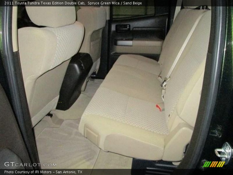 Spruce Green Mica / Sand Beige 2011 Toyota Tundra Texas Edition Double Cab