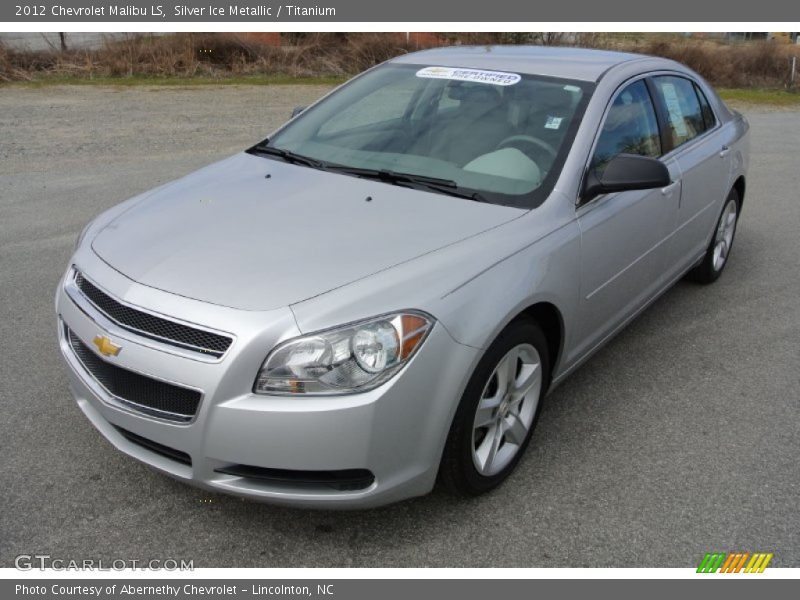 Silver Ice Metallic / Titanium 2012 Chevrolet Malibu LS