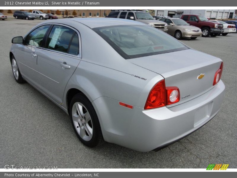Silver Ice Metallic / Titanium 2012 Chevrolet Malibu LS