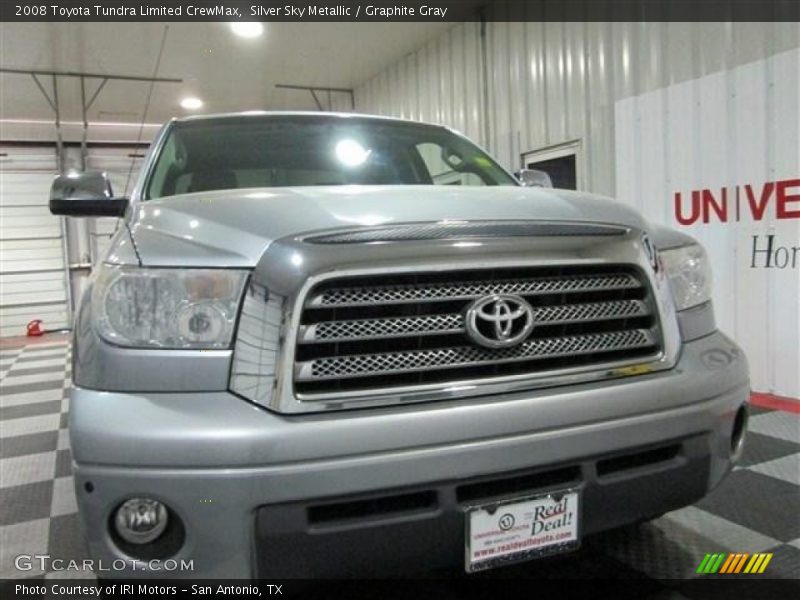 Silver Sky Metallic / Graphite Gray 2008 Toyota Tundra Limited CrewMax