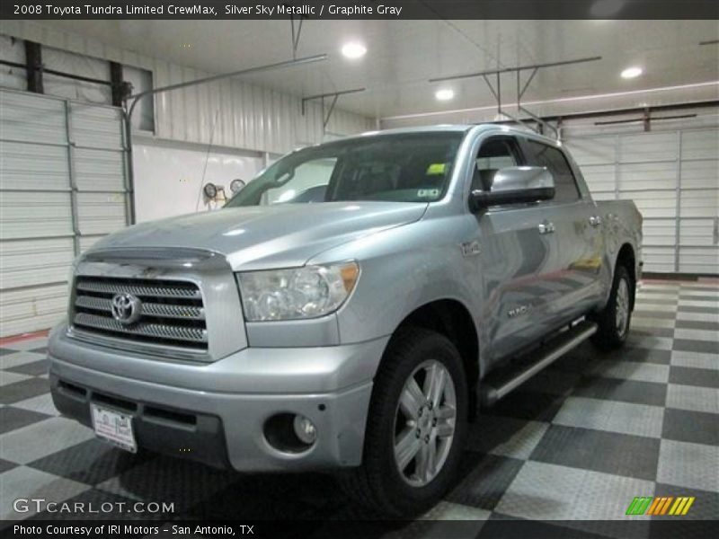 Silver Sky Metallic / Graphite Gray 2008 Toyota Tundra Limited CrewMax