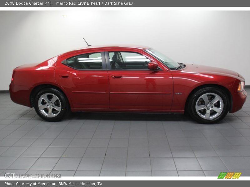 Inferno Red Crystal Pearl / Dark Slate Gray 2008 Dodge Charger R/T