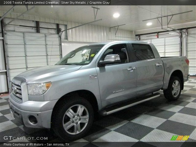 Silver Sky Metallic / Graphite Gray 2008 Toyota Tundra Limited CrewMax