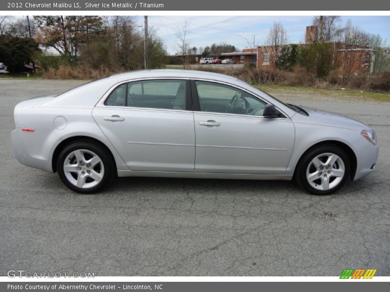 Silver Ice Metallic / Titanium 2012 Chevrolet Malibu LS