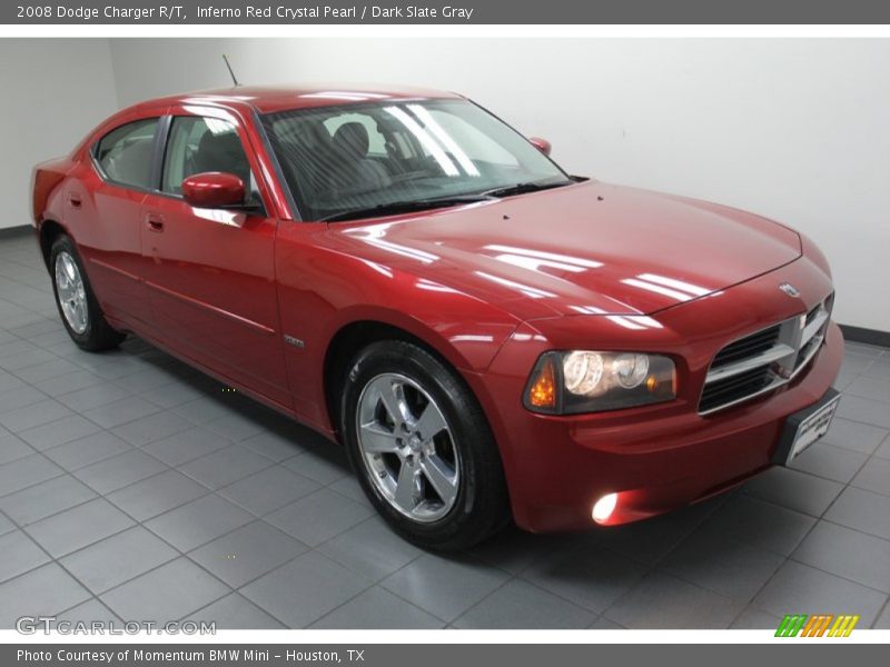 Inferno Red Crystal Pearl / Dark Slate Gray 2008 Dodge Charger R/T