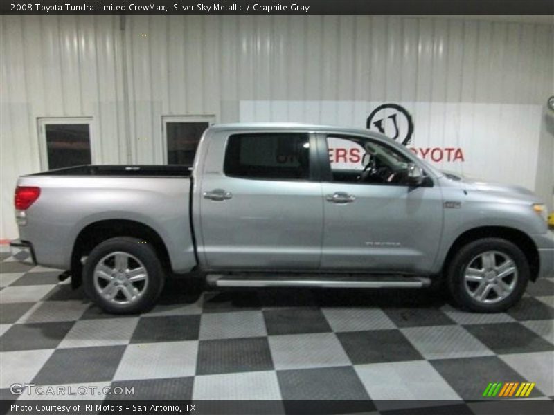 Silver Sky Metallic / Graphite Gray 2008 Toyota Tundra Limited CrewMax