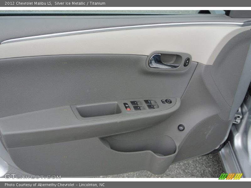 Silver Ice Metallic / Titanium 2012 Chevrolet Malibu LS