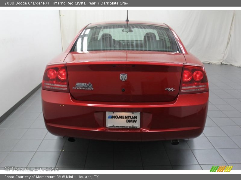 Inferno Red Crystal Pearl / Dark Slate Gray 2008 Dodge Charger R/T