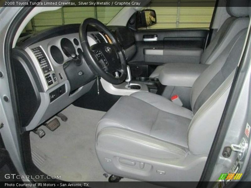Silver Sky Metallic / Graphite Gray 2008 Toyota Tundra Limited CrewMax
