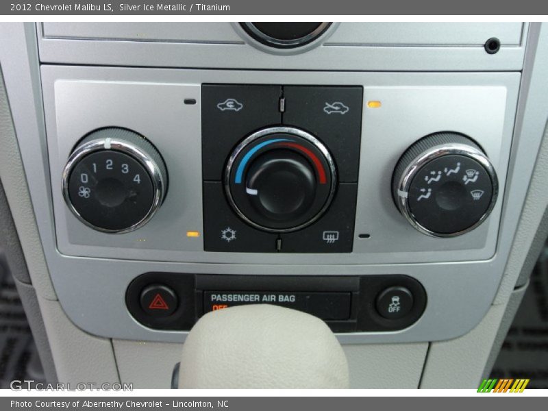 Controls of 2012 Malibu LS