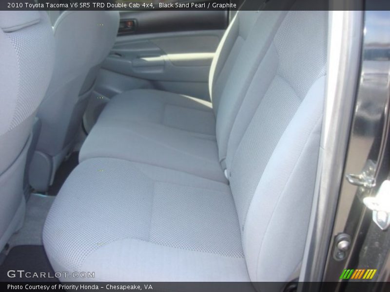 Black Sand Pearl / Graphite 2010 Toyota Tacoma V6 SR5 TRD Double Cab 4x4