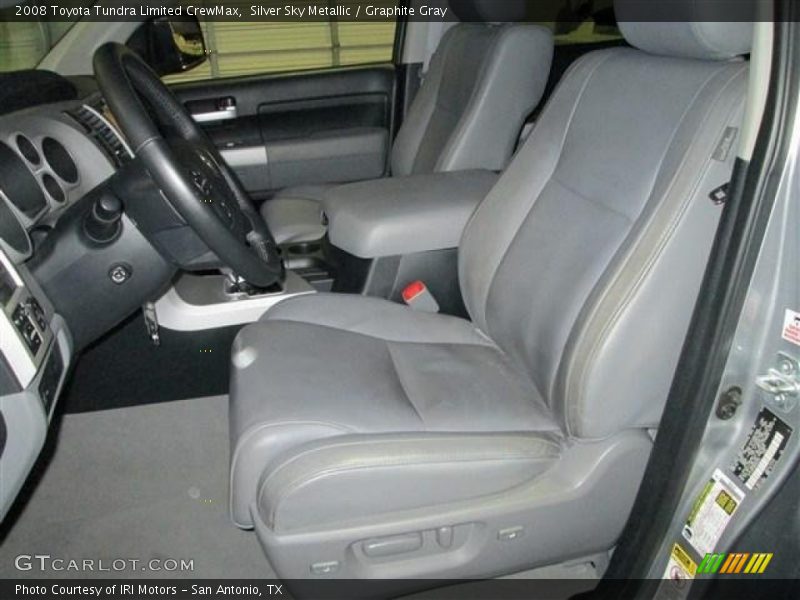 Silver Sky Metallic / Graphite Gray 2008 Toyota Tundra Limited CrewMax