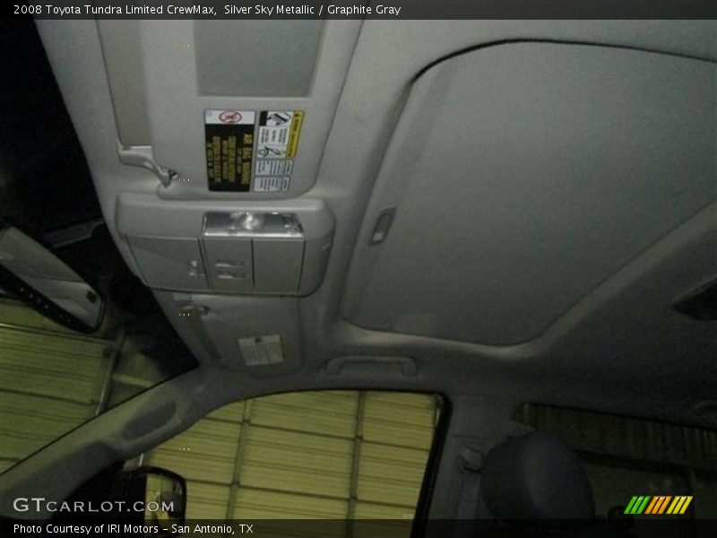 Silver Sky Metallic / Graphite Gray 2008 Toyota Tundra Limited CrewMax