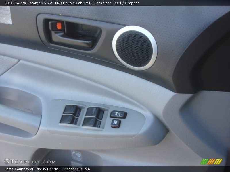 Black Sand Pearl / Graphite 2010 Toyota Tacoma V6 SR5 TRD Double Cab 4x4