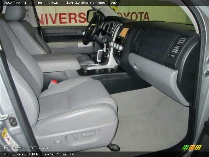 Silver Sky Metallic / Graphite Gray 2008 Toyota Tundra Limited CrewMax