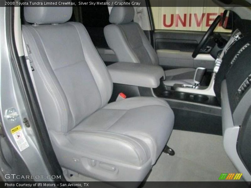 Silver Sky Metallic / Graphite Gray 2008 Toyota Tundra Limited CrewMax