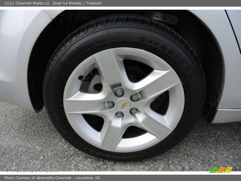 Silver Ice Metallic / Titanium 2012 Chevrolet Malibu LS