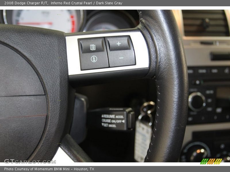 Inferno Red Crystal Pearl / Dark Slate Gray 2008 Dodge Charger R/T