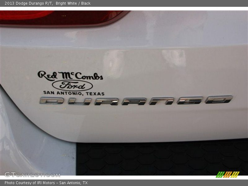 Bright White / Black 2013 Dodge Durango R/T