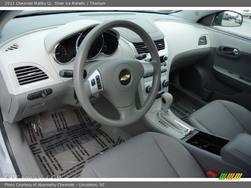 Titanium Interior - 2012 Malibu LS 