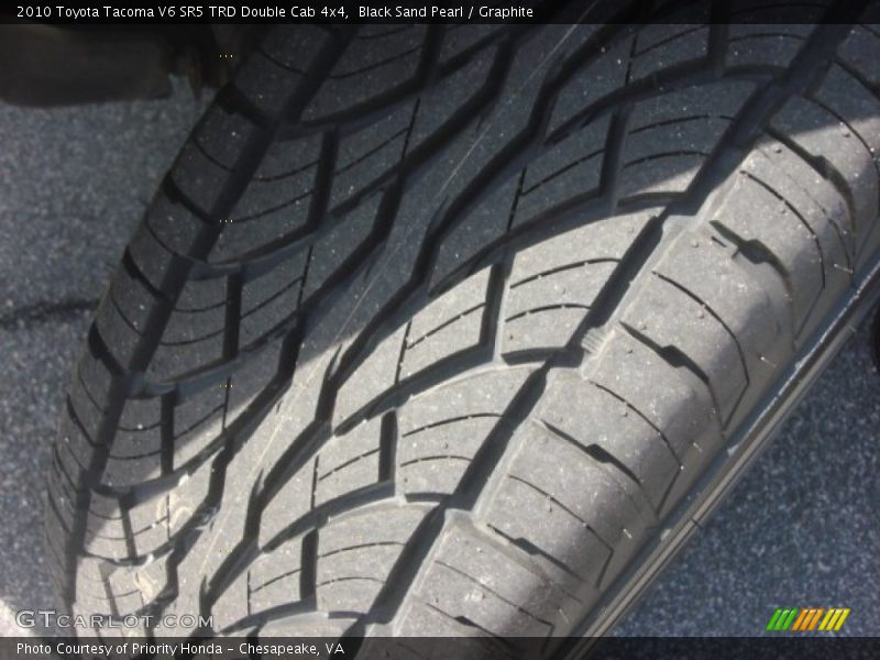 Black Sand Pearl / Graphite 2010 Toyota Tacoma V6 SR5 TRD Double Cab 4x4